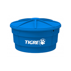 CAIXA D'ÁGUA DE POLIETILENO 500 LT C/ TAMPA TIGRE