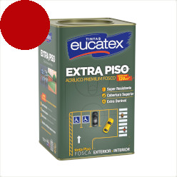 TINTA ACRÍLICA PISO 18L VERMELHO EUCATEX